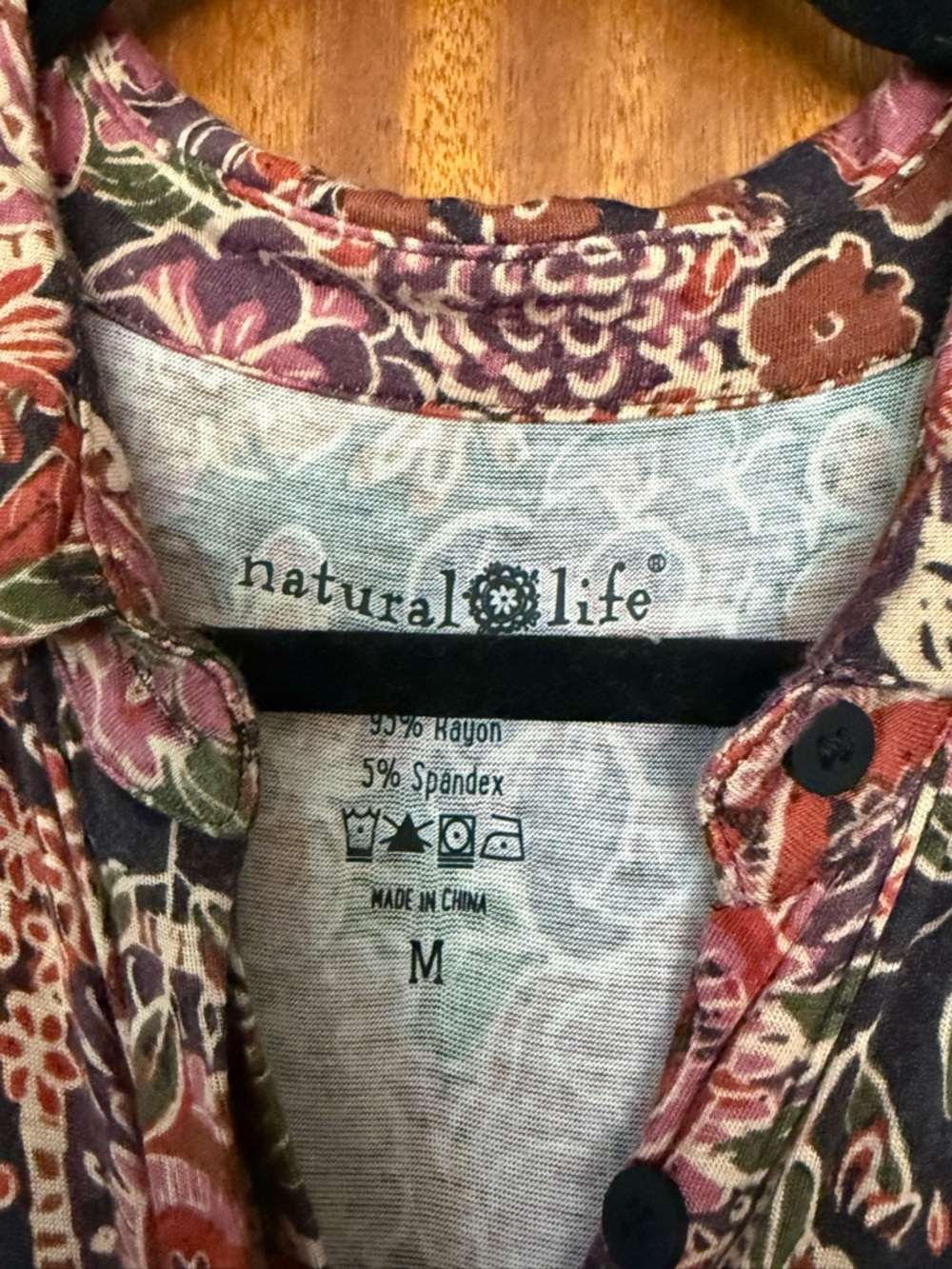 NATURAL LIFE Paisley Midi Dress in Rust and Black - Picture 5 of 8